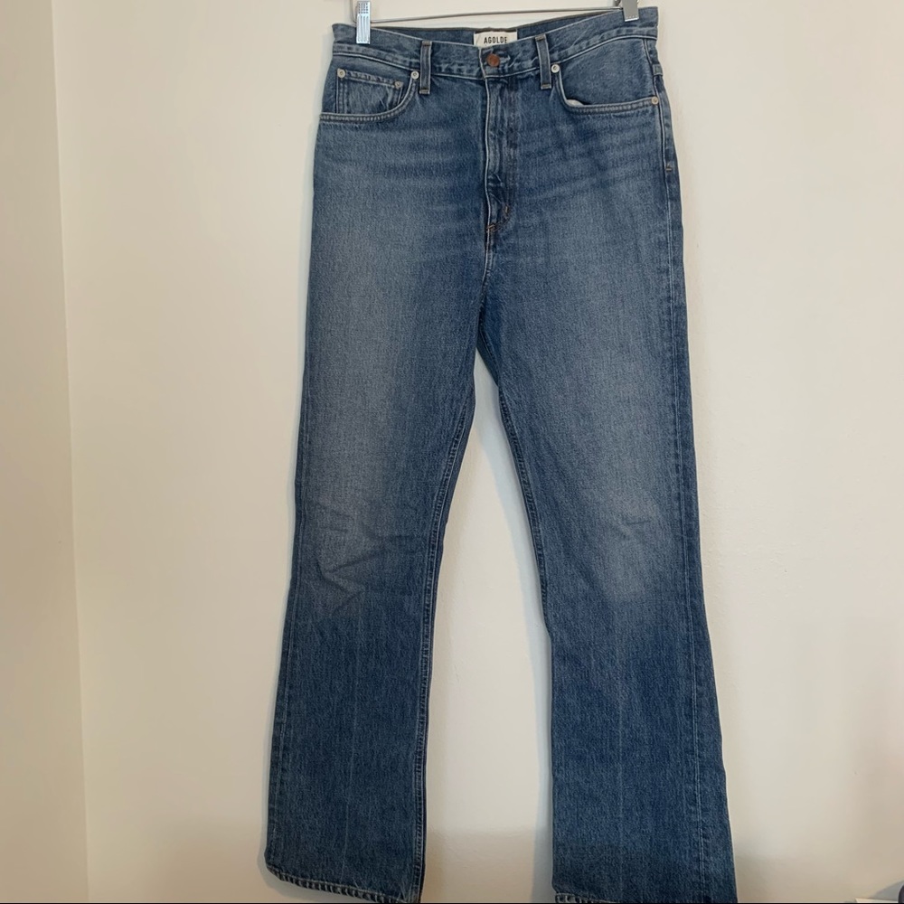 Agolde Blue Flare & Wide Leg Jeans - Picture 3 of 7